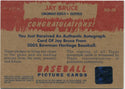 Jay Bruce 2005 Bowman Heritage Signs Of Greatness Autographed Card #SG-JB