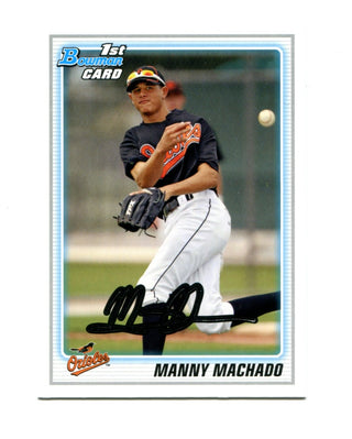 Manny Machado 2010 Topps 1st Bowman #BDPP80 Card
