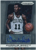 Charlie Scott 2013 - 2014 Panini Prizm Autographed Card #90