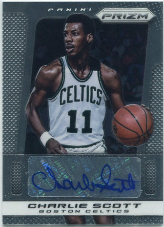 Charlie Scott 2013 - 2014 Panini Prizm Autographed Card #90