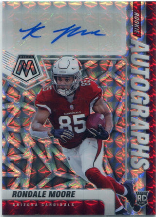 Rondale Moore 2021 Panini Mosaic Autographed Prizm RC #RA-17