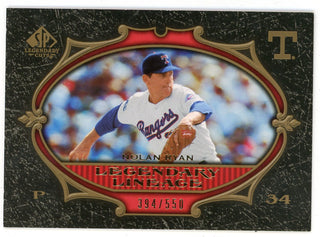 Nolan Ryan 2007 Upper Deck SP Legendary Lineage #197