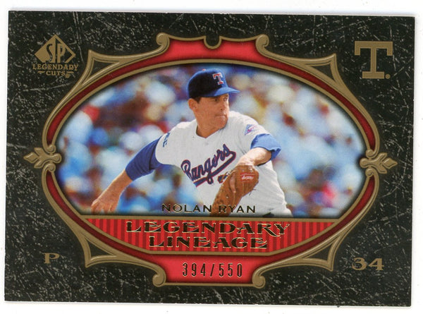 Nolan Ryan 2007 Upper Deck SP Legendary Lineage #197