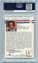 Sugar Ray Leonard Autographed Trading Card PSA/DNA Certified