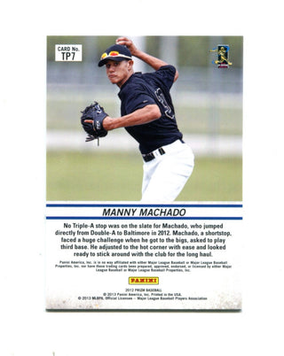 Manny Machado 2013 Panini Silver Prizm #TP7 Card