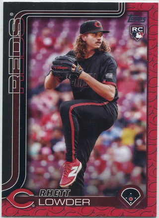 Rhett Lowder 2025 Topps Team Color Border Parallel RC #205