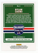 Dylan Crews 2022 Panini 18U National Team #6 Card