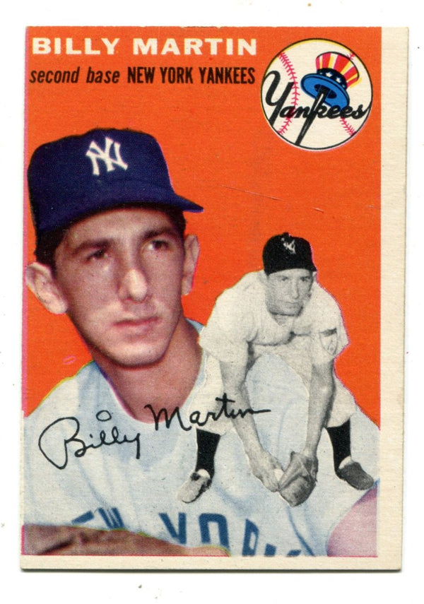 Billy Martin 1954 Topps #13 Card