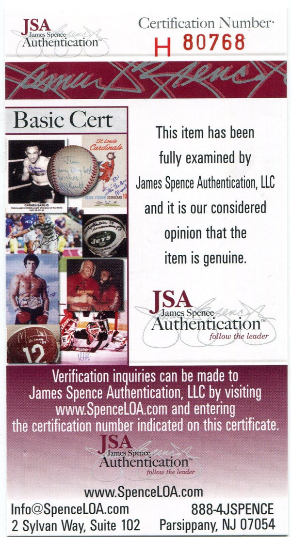 Buck Leonard Autographed 8x10 Baseball Photo (JSA)