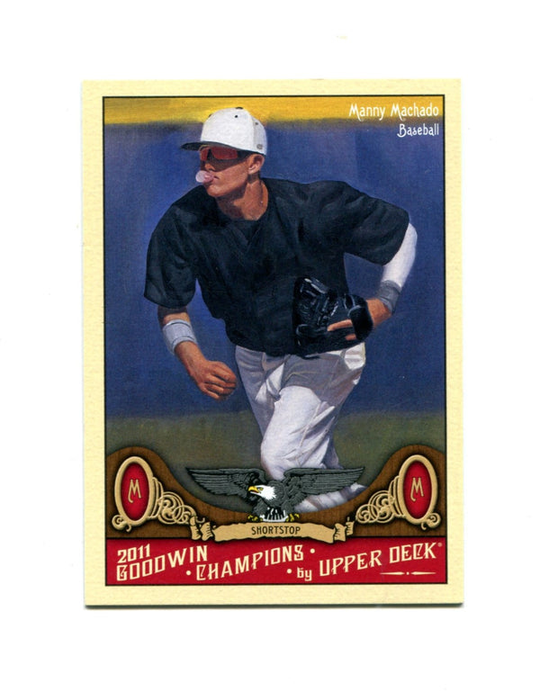 Manny Machado 2011 Upper Deck Goodwin Champions #25 Card