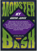 Aaron Judge 2026 Panini Score A Treat Monster Bash Pumpkin Parallel Card #292