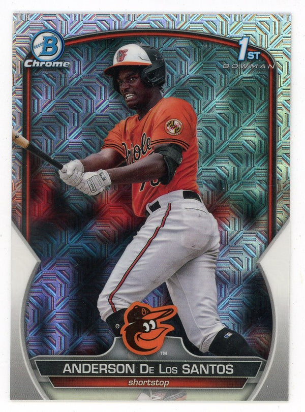 Anderson De Los Santos 2023 Topps Bowman Chrome #BCP-207