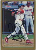 Omar Vizquel 1998 Topps Autographed Card JSA Certified
