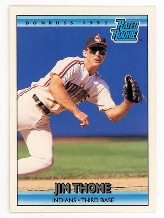 Jim Thome 1991 Leaf Donruss Rookie #406 Card