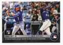 Bobby Witt Jr and Julio Rodriguez 2022 Topps 2nd Pair of Rookies In MLB History # 833 Card