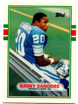 Barry Sanders 1989 Topps Card