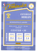 George Mikan 2015-16 Panini Donruss The Dominator #19