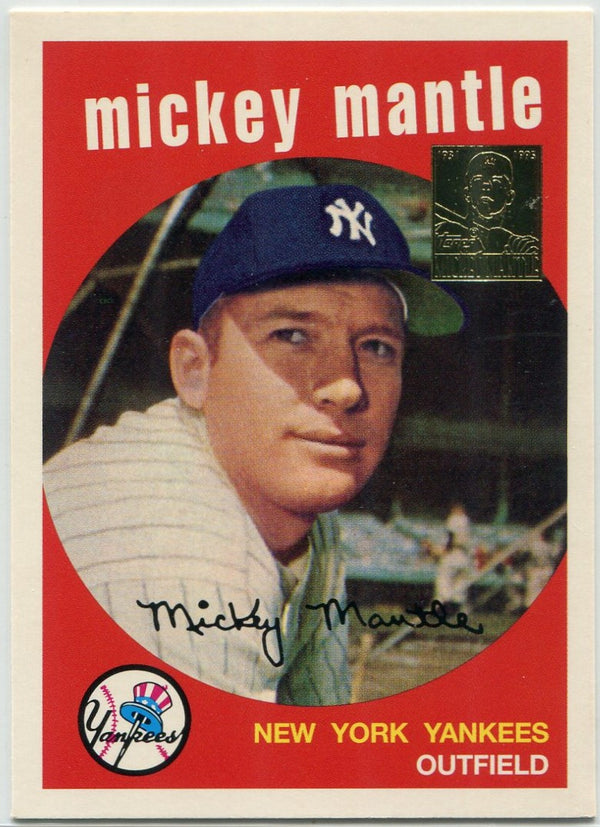 Mickey Mantle 1996 Topps Mickey Mantle Commemorative Set Card #9