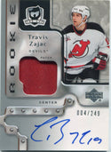 Travis Zajac 2006 - 2007 Upper Deck The Cup Jersey/Autographed RC #141 4/249