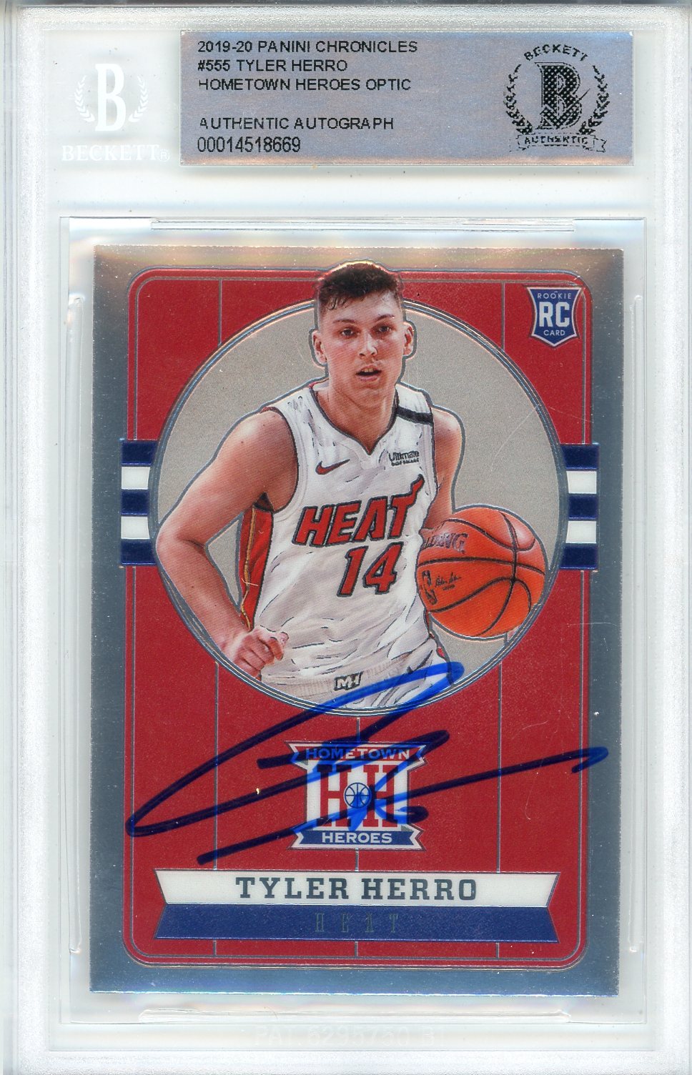 2019-20 hotsell Panini Spectra Tyler Herro SP Va