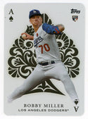 Bobby Miller 2023 Topps All Ace Rookie Card #AA-64
