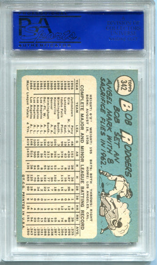 Bob Rogers 1965 Topps #342 PSA NM 7 Card