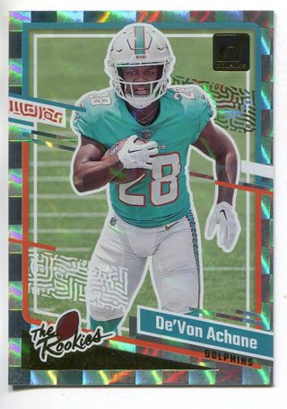 De'Von Achane 2023 Panini Donruss The Rookies Rookie Card #27