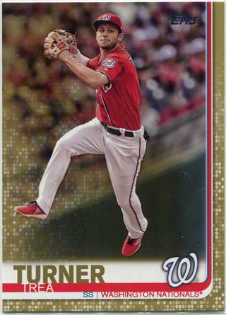 Trea Turner 2019 Topps Gold Parallel Card #176 14/2019