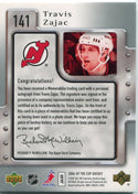 Travis Zajac 2006 - 2007 Upper Deck The Cup Jersey/Autographed RC #141 4/249