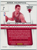 Erik Murphy 2013 - 2014 Panini Prizm Autographed Silver Prizm RC #2 8/25