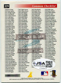 Paul Molitor 1996 Score Autographed Card W/3000 Inscription JSA Certified