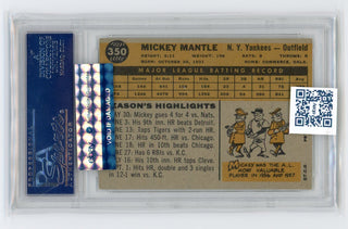 Mickey Mantle 1960 Topps #350 Card (PSA) EX-MT 6