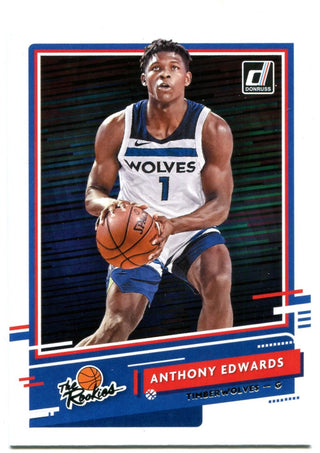 Anthony Edwards Donruss The Rookies 2020 Rookie Card #2