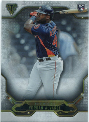 Yordan Alvarez 2020 Topps Triple Treads RC #39