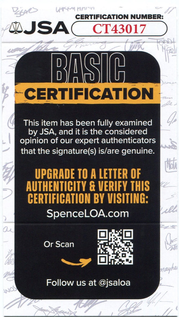 Paul Molitor 1996 Score Autographed Card W/3000 Inscription JSA Certified