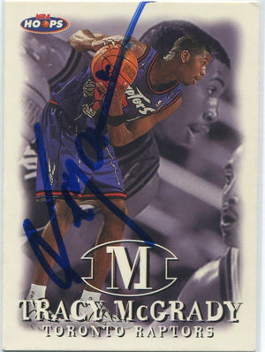 Tracy McGrady 1998 - 1999 Skybox Autographed Card JSA Certified