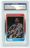 Dennis Rodman 1988 Fleer Autographed #43 Card (PSA/DNA)