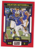 Keaton Mitchell 2023 Panini Score Rookie Card #334