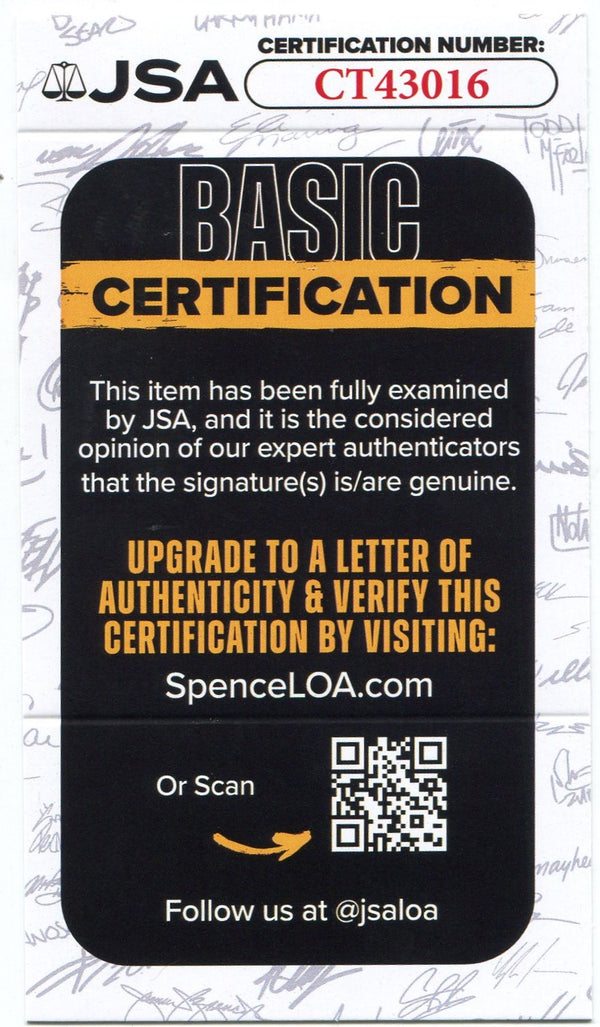 Tracy McGrady 1998 - 1999 Skybox Autographed Card JSA Certified