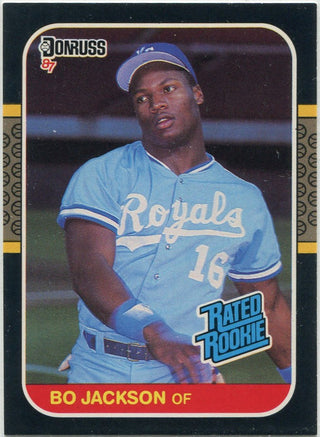Bo Jackson 1987 Donruss Rated Rookie RC #35