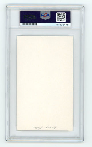 George Mikan Cut Authentic Autograph (PSA)