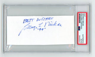 George Mikan Cut Authentic Autograph (PSA)