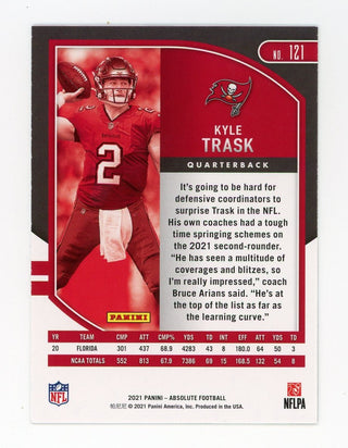 Kyle Trask 2021 Panini Green and Red Absolute #121 Card