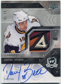 Daniel Briere 2006 - 2007 Upper Deck The Cup 4 Color Patch & Autographed Card #SP-DB 61/75