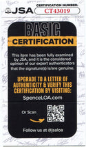 Jose Canseco 1996 Score Autographed Card JSA Certified