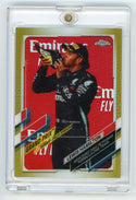 Lewis Hamilton 2021 Topps Chrome Grand Prix #150 Card 36/50
