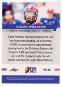 Caleb Williams 2022 Leaf Pro Set Rookie Card #PS-04