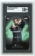 Lewis Hamilton 2021 Topps F1 Lights Out Card (SGC 10)