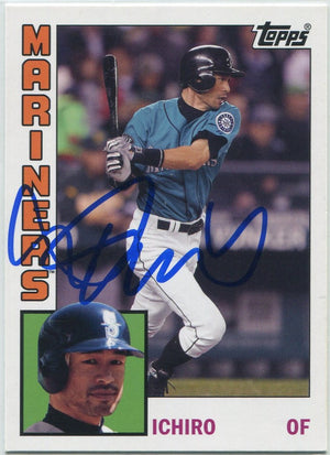 Ichiro Suzuki 2012 Topps Autographed Card JSA Certified