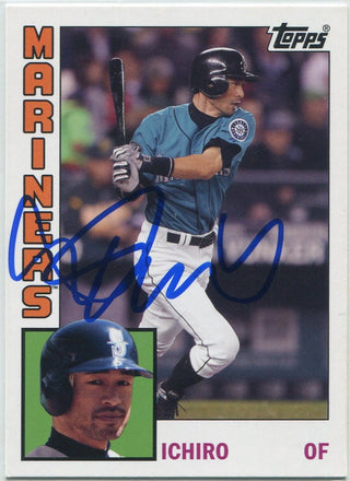 Ichiro Suzuki 2012 Topps Autographed Card JSA Certified